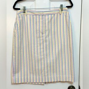 🌸3/$30🌸 Vintage Brooks Brothers Pastel Seersucker Pencil Skirt